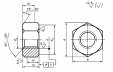 Гайка шестигранная с увеличенным размером ГОСТ Р 52645-2006