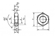 Гайка шестигранная низкая ГОСТ 10607-94