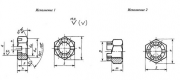 Гайка шестигранная прорезная и корончатая ГОСТ 5932-73