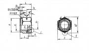 Гайка накидная для соединений трубопроводов ГОСТ 13957-74